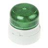 RS PRO Flashguard QBS Series Green Beacon 24V dc Flashing Surface, Xenon Bulb, IP65, IP67 QBS-0058