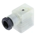 Hirschmann GML 2P+E DIN 43650 B Solenoid Valve Connector Indicator Light, 24 V ac, 24 V 933571100 GML 209 NJ LED 24 YE black