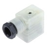 Hirschmann GML 2P+E DIN 43650 B Solenoid Valve Connector Indicator Light, 24 V ac, 24 V 933571100 GML 209 NJ LED 24 YE black