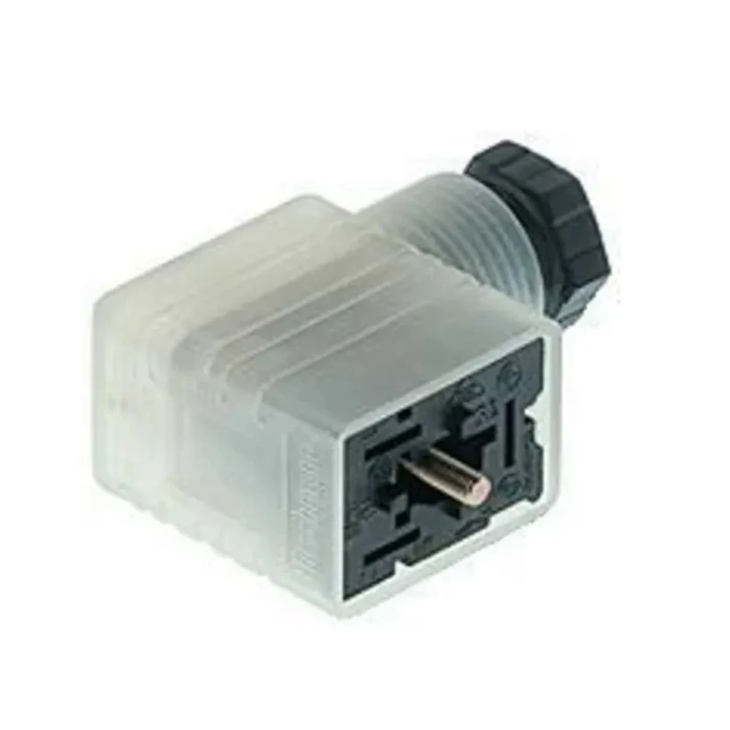 Hirschmann GML 2P+E DIN 43650 B Solenoid Valve Connector Indicator Light, 24 V ac, 24 V 933571100 GML 209 NJ LED 24 YE black