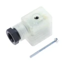 Hirschmann GML 2P+E DIN 43650 B Solenoid Valve Connector Indicator Light, 24 V ac, 24 V 933571100 GML 209 NJ LED 24 YE black