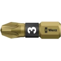 Wera Screwdriver Bit 1/4" Hex Drive, PZ3 Size, 25mm Overall Length 05056210001