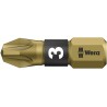 Wera Screwdriver Bit 1/4" Hex Drive, PZ3 Size, 25mm Overall Length 05056210001