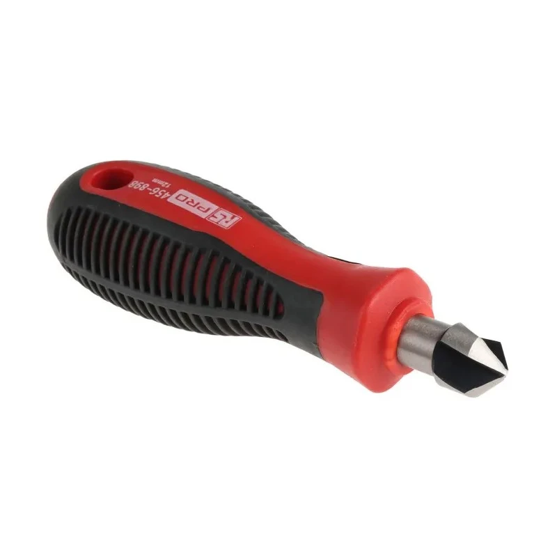RS PRO HSS Countersink 12 mm Head Diameter, 3 Flutes, 90° Angle, 110 mm Overall Length, Shank Diameter 6 mm 456-898