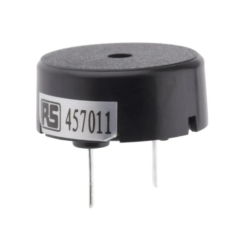 RS PRO Through Hole Continuous External 7 mm Piezo Buzzer Component 1 V ac Min 30V ac Max 78 dB 457-011
