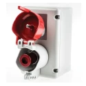 Craig & Derricott Push Button Control Station SPDT, Die Cast Aluminium Enclosure, IP65, Green Red Buttons SSTH/GS/P/F1/MG/CO
