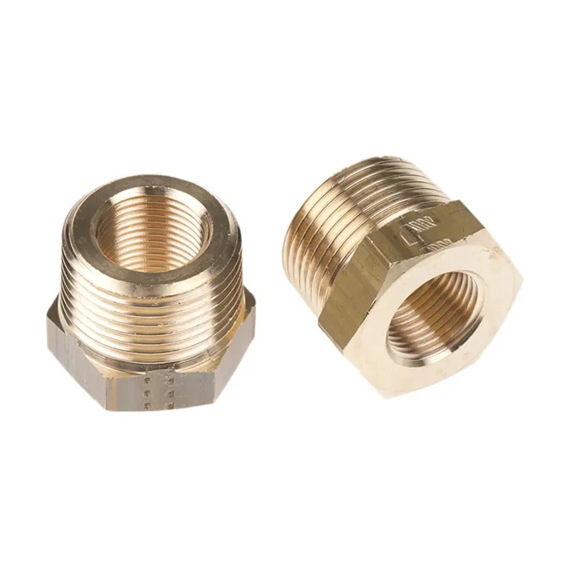 Legris Pneumatic Fitting Brass Pipe Threaded Reducer Male R 3/4 in to Female G 3/8 in 0163 27 17