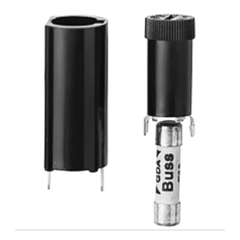 Eaton 10A PCB Mount Fuse Holder, 1P-Pole for 33.1 mm Fuse Size, 250V AC HTC-45M