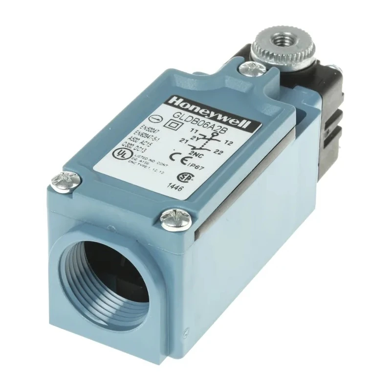 Honeywell Technologies GLD Series Adjustable Roller Lever Limit Switch DPST IP66 Fibreglass Reinforced GLDB06A2B