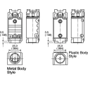 Honeywell Technologies GLD Series Adjustable Roller Lever Limit Switch DPST IP66 Fibreglass Reinforced GLDB06A2B