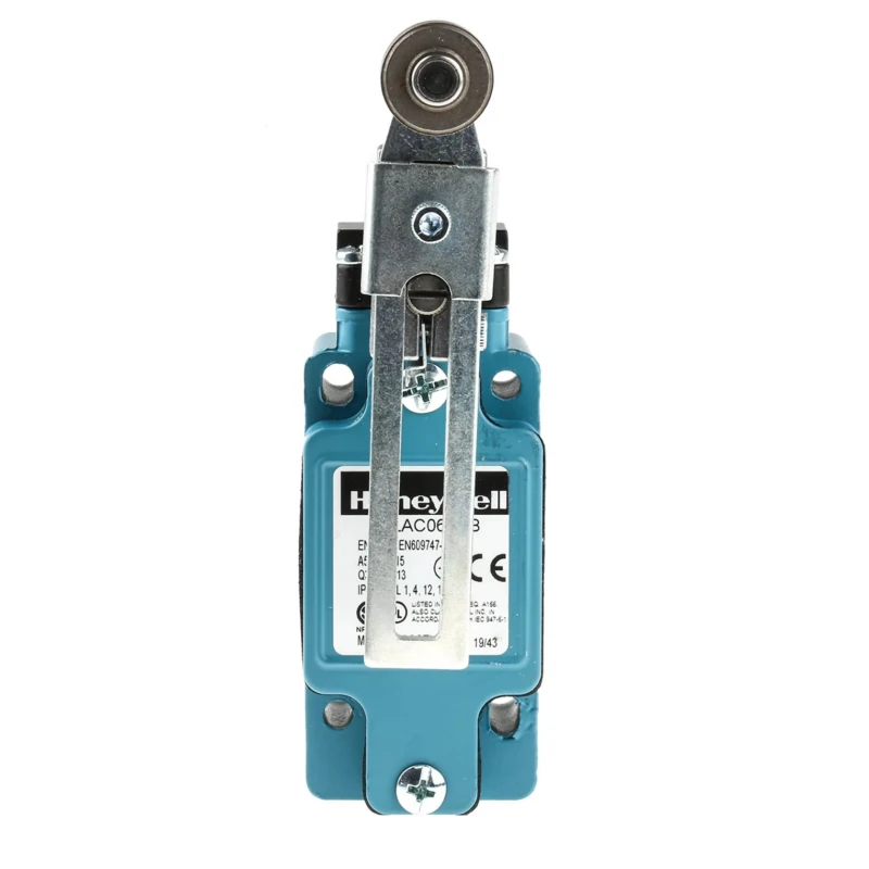 Honeywell Technologies GLA Series Adjustable Roller Lever Limit Switch 2 NC IP67 Die Cast Zinc Epoxy Coated Housing GLAC06A2B