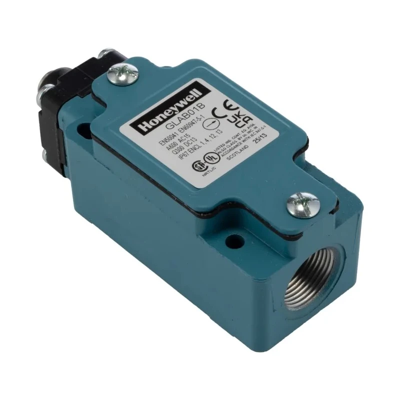 Honeywell Technologies GLA Series Plunger Limit Switch, 1 NO/1 NC (SPDT), IP67, Die Cast Zinc Epoxy Coated Housing, 600V 