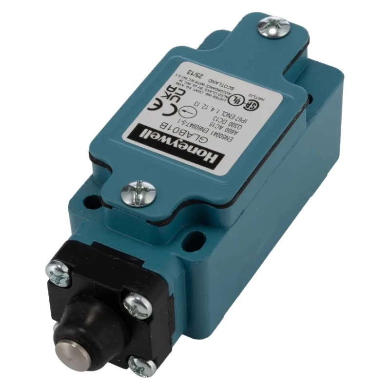 Honeywell Technologies GLA Series Plunger Limit Switch, 1 NO/1 NC (SPDT), IP67, Die Cast Zinc Epoxy Coated Housing, 600V 