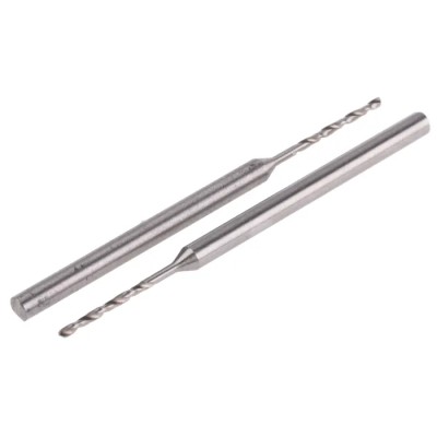 RS PRO Steel PCB Drill Bit 0.9 mm Bit Diameter, 2.35 mm Shank Diameter, DIN 338 Standard, Model 457-598