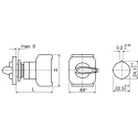 Kraus & Naimer 3-Pole Panel Mount Isolator Switch, IP65, 25A, 7.5 kW KG20A.T203/GBA011.FT2