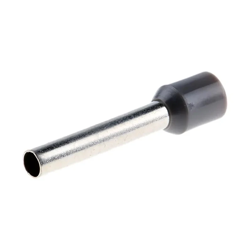 RS PRO Insulated Crimp Bootlace Ferrule, 18 mm Pin Length, 3.2 mm Pin Diameter, Grey Nylon Insulated, 12 AWG Wire 311-7959