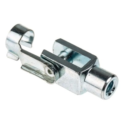 RS PRO Steel Clevis Fastener M8 x 1.25 Thread, 42mm Length, 16mm Width Zinc Plated 312-0236