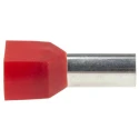RS PRO Insulated Crimp Bootlace Ferrule, Nylon Insulated, 14 mm Pin Length, 6.5 mm Pin Diameter, Red, for 8 AWG 311-8019