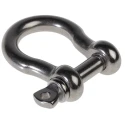RS PRO Stainless Steel Bow Shackle Screw Pin, Safe Working Load 0.3t, 8mm Diameter, Jaw Width 16mm 312-3566