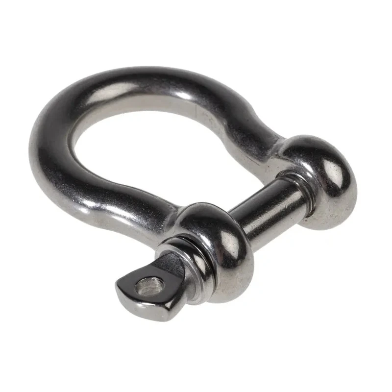 RS PRO Stainless Steel Bow Shackle Screw Pin, Safe Working Load 0.3t, 8mm Diameter, Jaw Width 16mm 312-3566