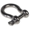 RS PRO Stainless Steel Bow Shackle Screw Pin, Safe Working Load 0.3t, 8mm Diameter, Jaw Width 16mm 312-3566