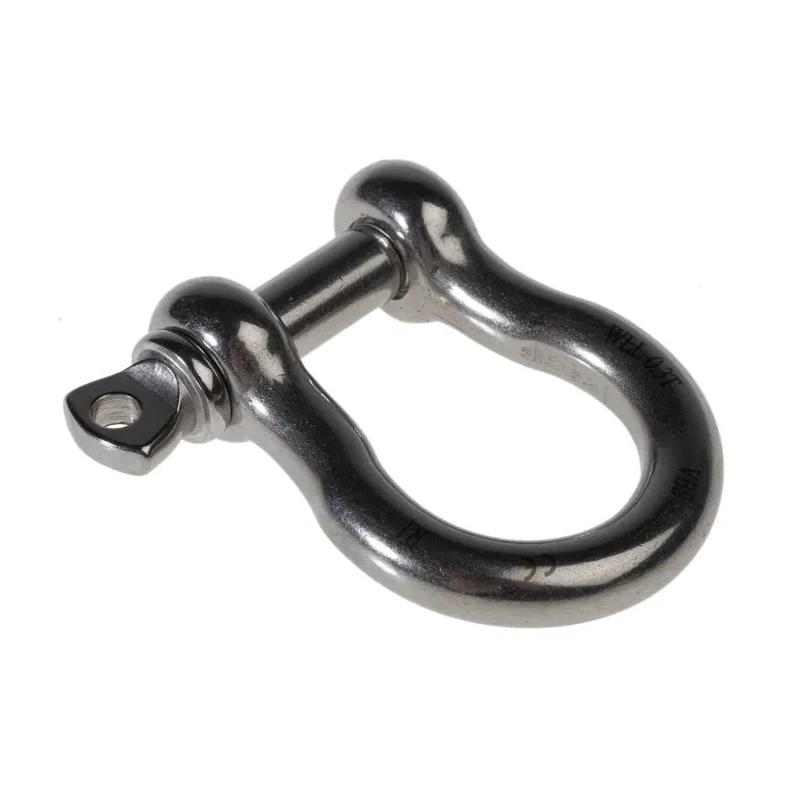 RS PRO Stainless Steel Bow Shackle Screw Pin, Safe Working Load 0.3t, 8mm Diameter, Jaw Width 16mm 312-3566