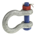 RS PRO Zinc Plated Steel Bow Shackle with Split Pin 6.5t Safe Working Load 312-3386