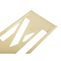 AT Brown Brass Stencil Letters Only 30 Pieces 50.8 mm Character Height 150305