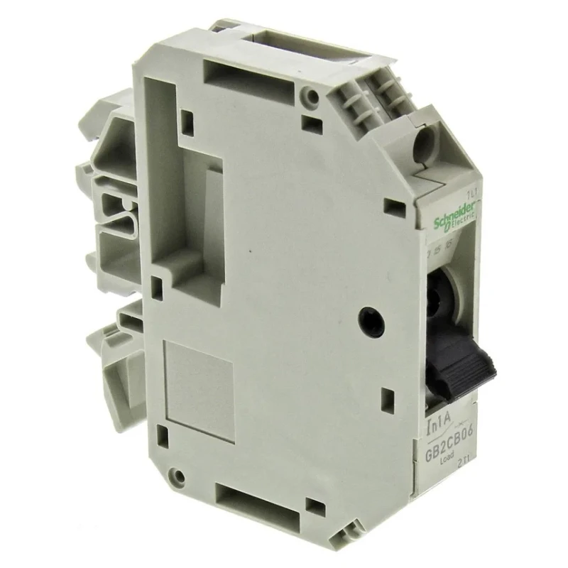 Schneider Electric Thermal Circuit Breaker 1A Current Rating 1-Pole DIN Rail Mount GB2CB06