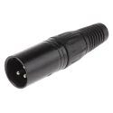 RS PRO Cable XLR Connector, Straight Orientation, Male 3-Way, 250V AC, Silver Plated Contacts, Zinc Housing 457-875