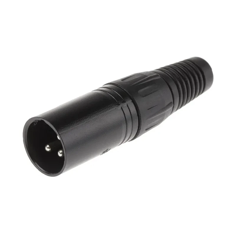 RS PRO Cable XLR Connector, Straight Orientation, Male 3-Way, 250V AC, Silver Plated Contacts, Zinc Housing 457-875