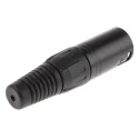 RS PRO Cable XLR Connector, Straight Orientation, Male 3-Way, 250V AC, Silver Plated Contacts, Zinc Housing 457-875