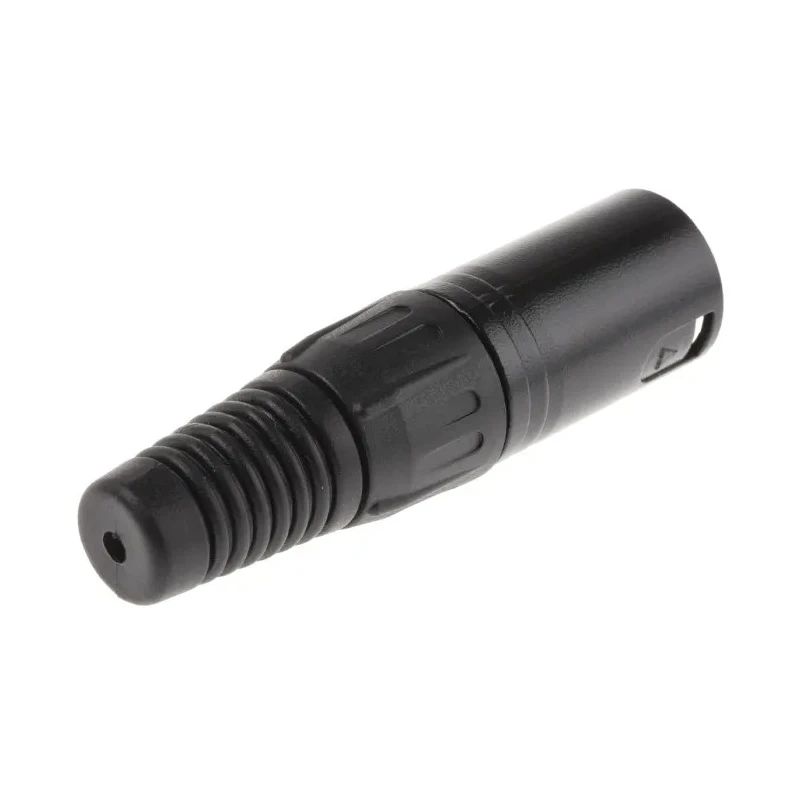 RS PRO Cable XLR Connector, Straight Orientation, Male 3-Way, 250V AC, Silver Plated Contacts, Zinc Housing 457-875