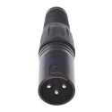 RS PRO Cable XLR Connector, Straight Orientation, Male 3-Way, 250V AC, Silver Plated Contacts, Zinc Housing 457-875