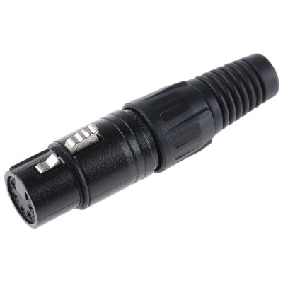 RS PRO Cable XLR Connector, Straight Female, 5 Way 457-970