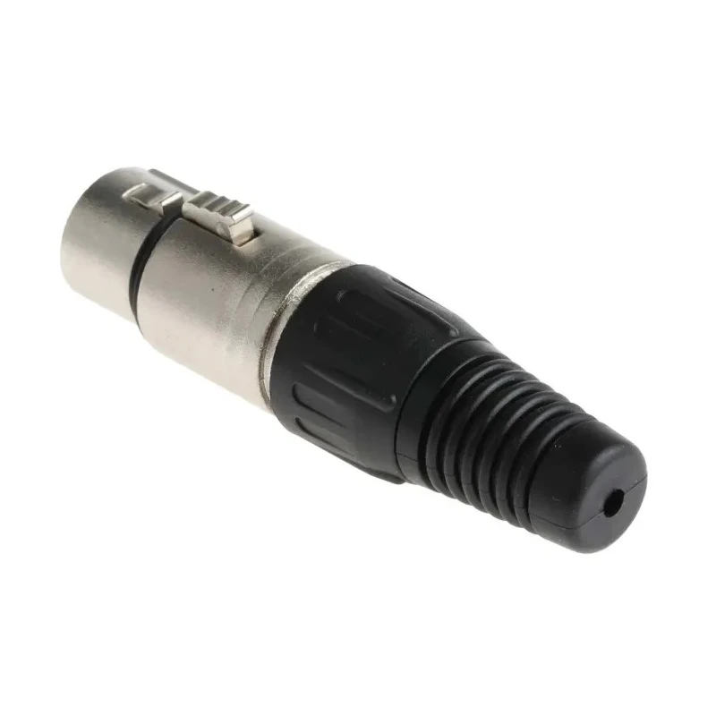 RS PRO Cable XLR Connector, Straight Female, 4 Way Aluminium Zinc Alloy Housing 250V AC 458-008