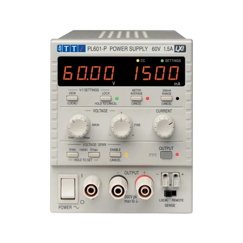 Aim-TTi Digital Bench Power Supply 1-Output 0 V AC to 60 V 90 W 1.5 A Linear Output PL601-P