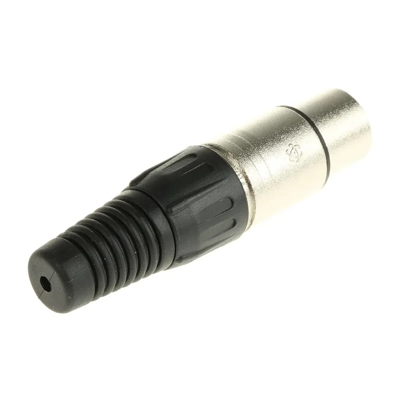 RS PRO Cable XLR Connector, Straight, Female, 4 Contacts, 250V AC, Silver Plating 458-014