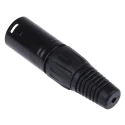 RS PRO Cable XLR Connector Male, 5 Way, Straight Orientation, Zinc Housing, Silver Plating, 250V AC, 7.5A Current 458-018