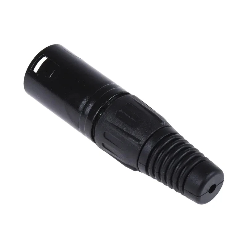 RS PRO Cable XLR Connector Male, 5 Way, Straight Orientation, Zinc Housing, Silver Plating, 250V AC, 7.5A Current 458-018