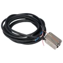 Omron Diffuse Photoelectric Sensor Block Sensor 10 to 14 mm Detection Range PNP Output Stainless Steel IP69K E3ZM-V81 2M