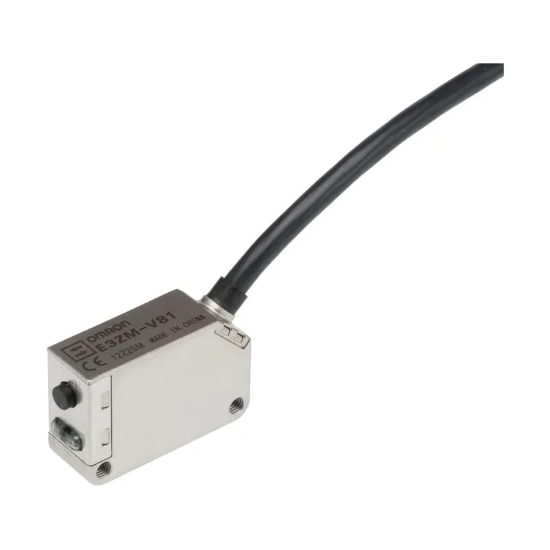 Omron Diffuse Photoelectric Sensor Block Sensor 10 to 14 mm Detection Range PNP Output Stainless Steel IP69K E3ZM-V81 2M