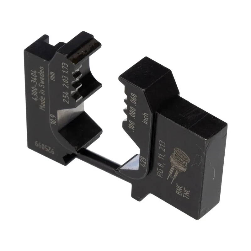 RS PRO Crimp Die Set Coaxial Type Crimp Die Black Sweden 458-402