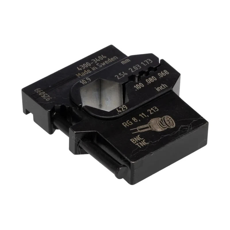 RS PRO Crimp Die Set Coaxial Type Crimp Die Black Sweden 458-402