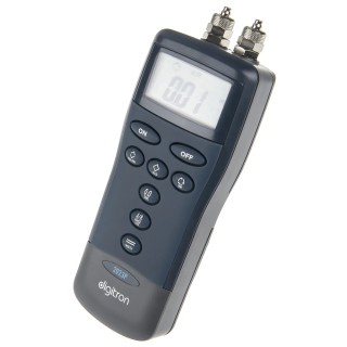 Digitron Handheld Differential Manometer with 2 Pressure Ports, Max Pressure Measurement 7 bar 2023P7-7BAR
