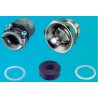 HARTING Cable Gland RS-K10D Series Thread Size M3 2 Way White Thermoplastic Accessory 09000005165