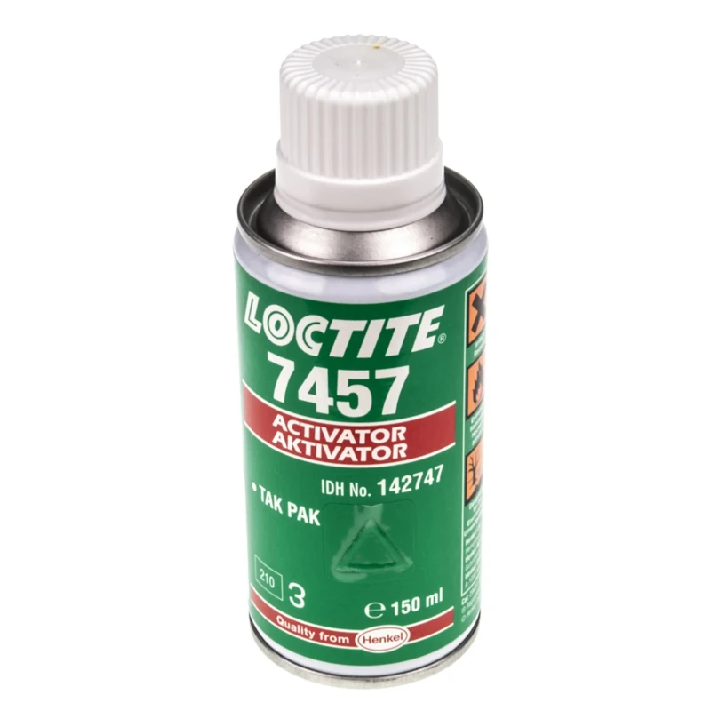 RS PRO Colourless 7457 Bottle Adhesive Activator for use with Cyanoacrylate Adhesive, 150 ml 142747