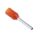 RS PRO Insulated Crimp Bootlace Ferrule 8 mm Pin Length 1.3 mm Pin Diameter Orange 20 AWG Wire Size 458-746