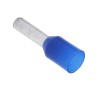 RS PRO Insulated Crimp Bootlace Ferrule with 8 mm Pin Length, 2.5 mm Pin Diameter, Blue Nylon Insulation, 14 AWG 458-780