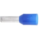 RS PRO Insulated Crimp Bootlace Ferrule with 8 mm Pin Length, 2.5 mm Pin Diameter, Blue Nylon Insulation, 14 AWG 458-780